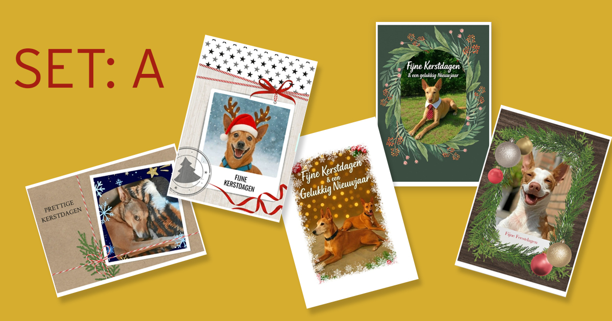 Kerstkaarten set A